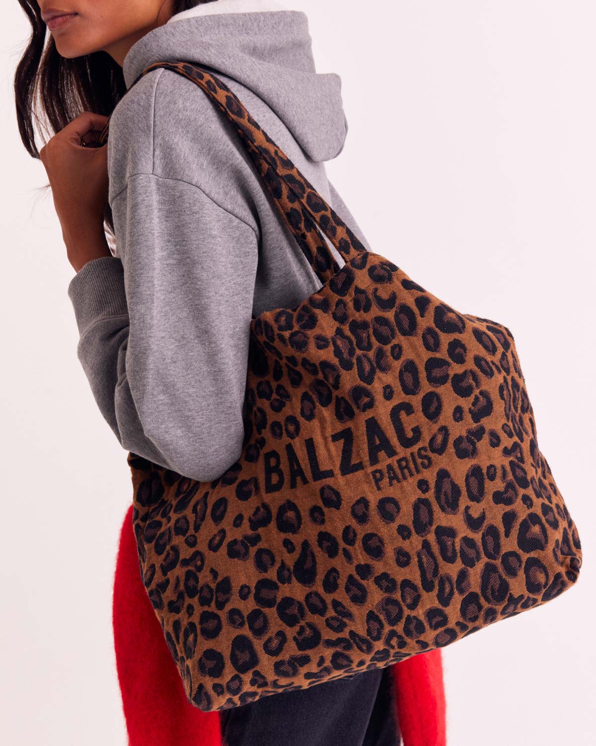 leopard tote