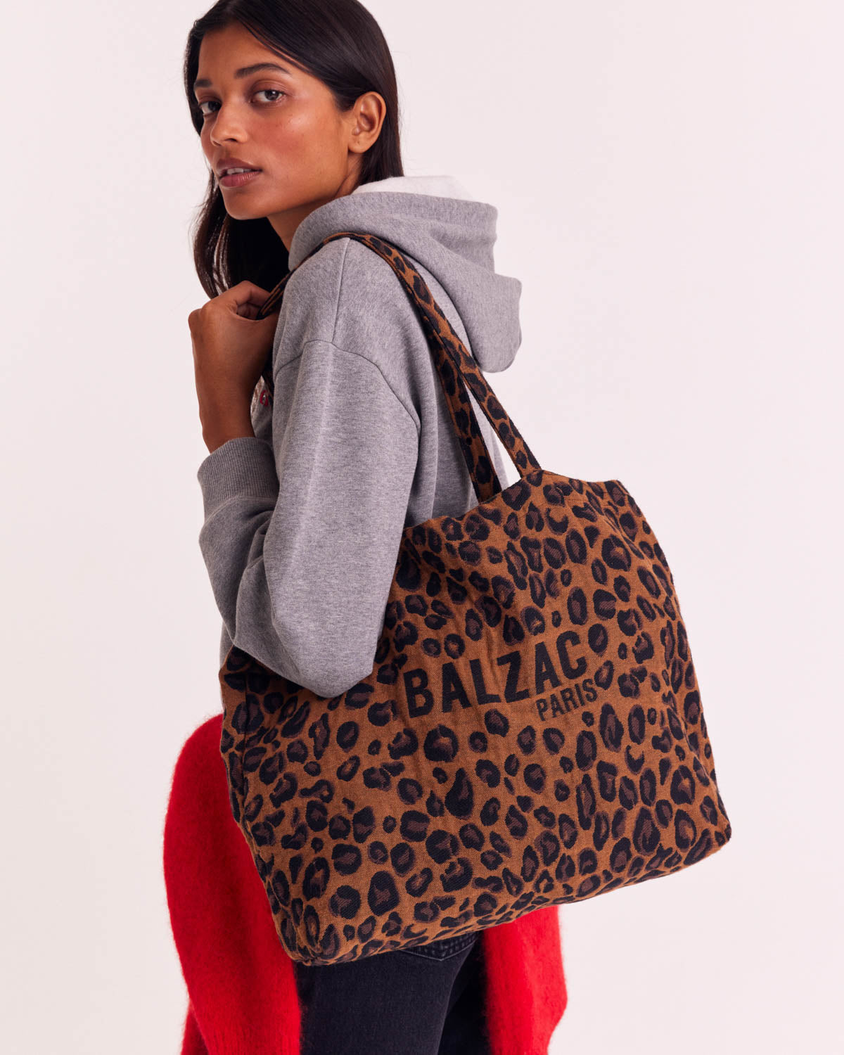 leopard tote