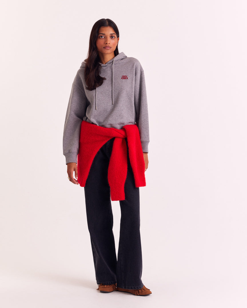Sweatshirt Aubin BP eyes heather gray
