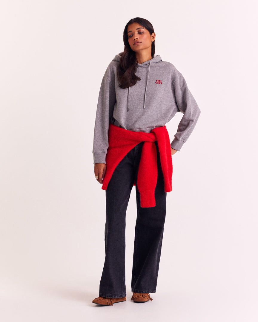Sweatshirt Aubin BP eyes heather gray