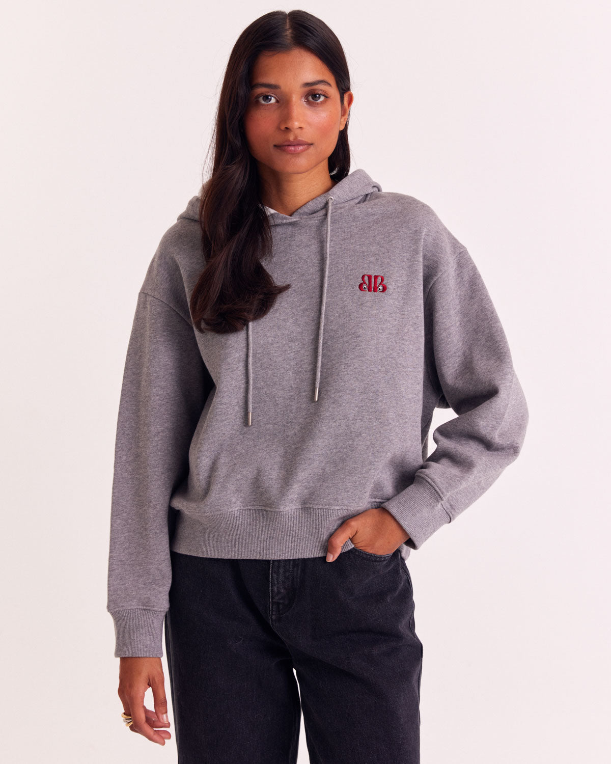 Sweatshirt Aubin BP eyes heather gray