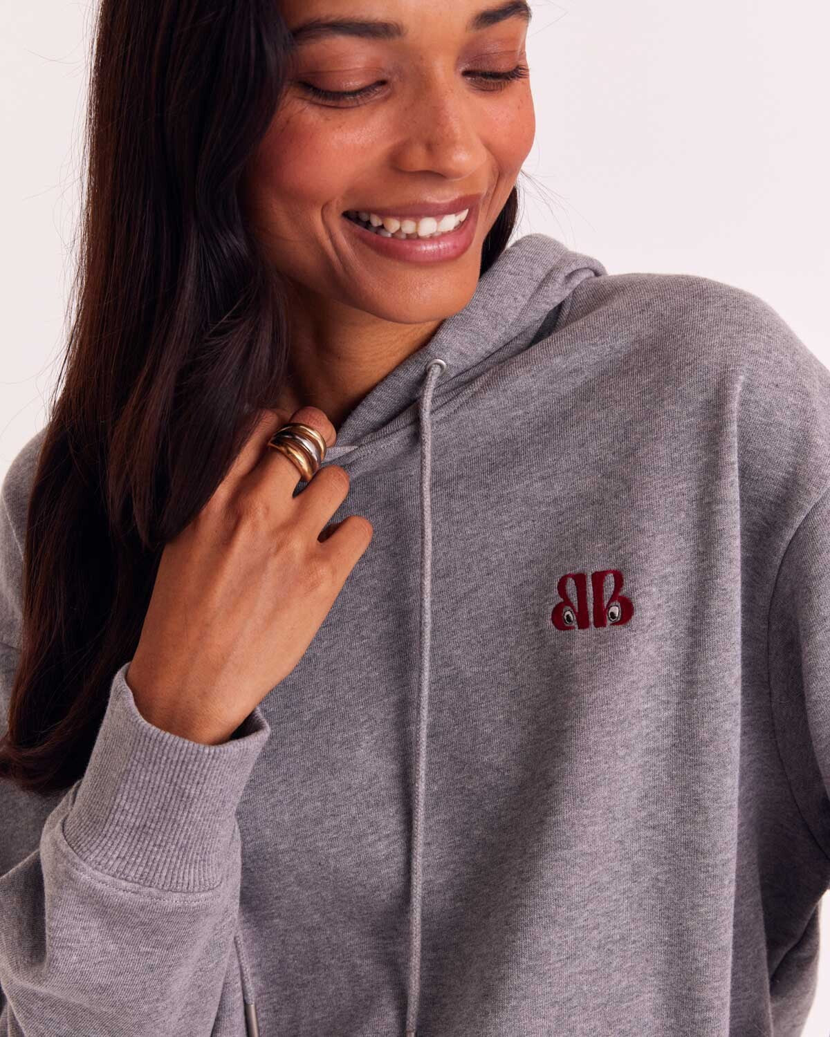 Aubin BP eyes heather gray sweatshirt