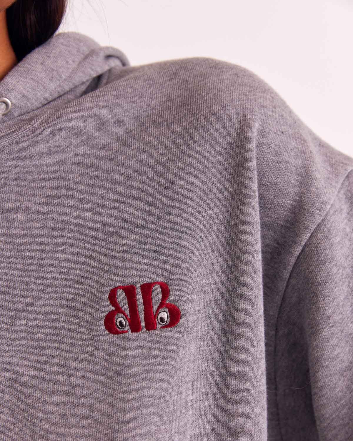 Aubin BP eyes heather gray sweatshirt