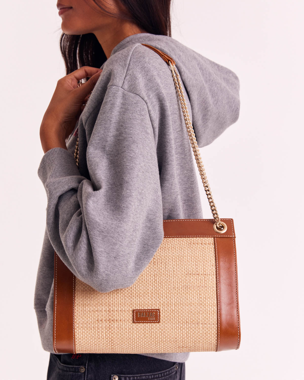 Sac Rodin raphia et camel