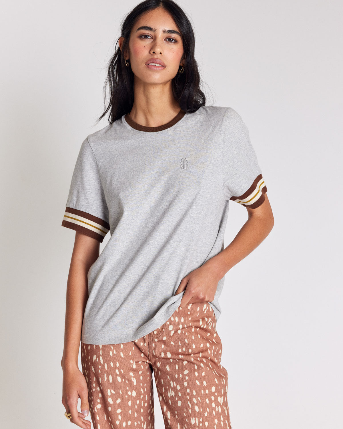 Tee-shirt Tom gris chiné