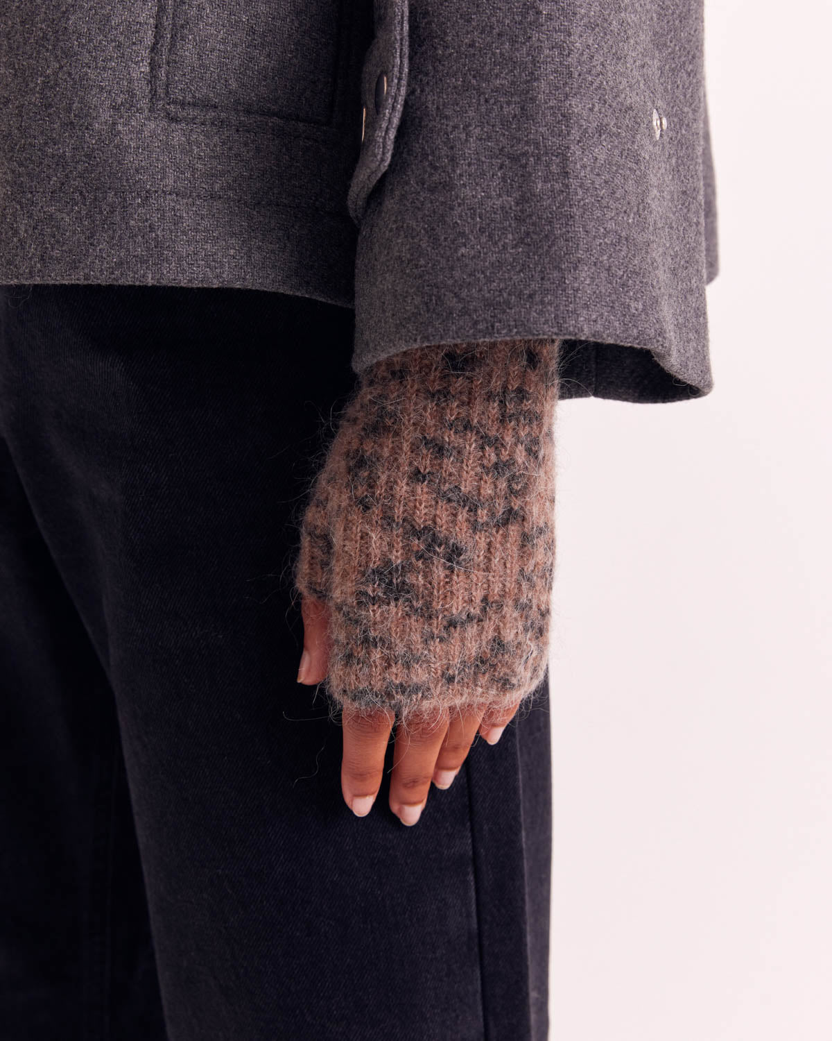 Coat Beauny gray charcoal