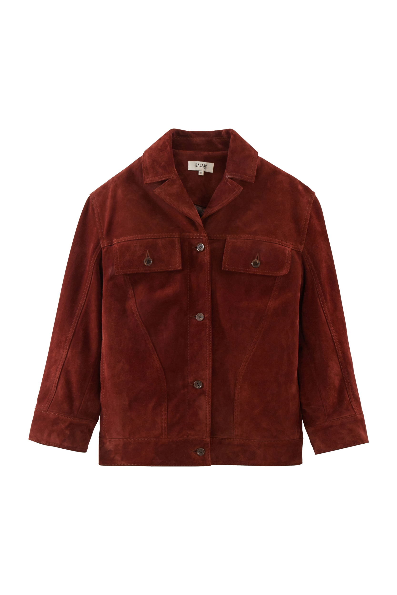 Jacket Augustin croute brique