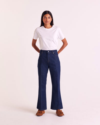 Jean Jules Homme - Taille M (Tour De Taille 44cm) - Pantacourt Bleu - Occasion Très Bon État