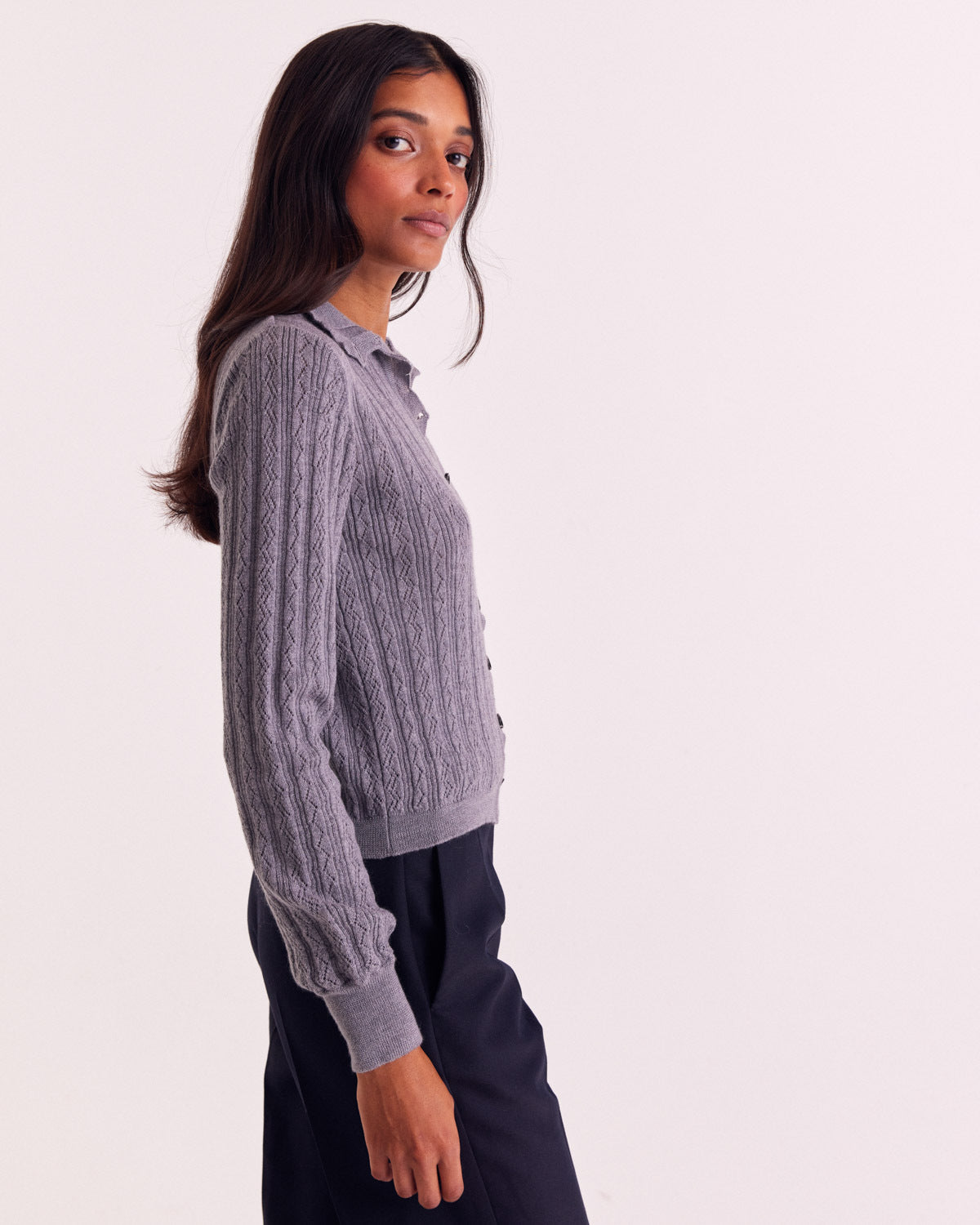 Cardigan Odile gray