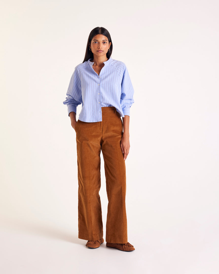 Pants Siméon velvet camel