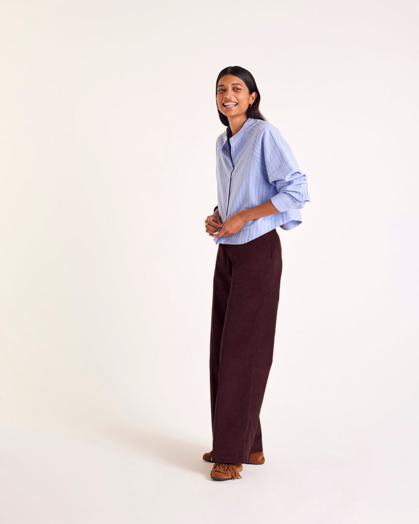 Pants Siméon velvet chocolate