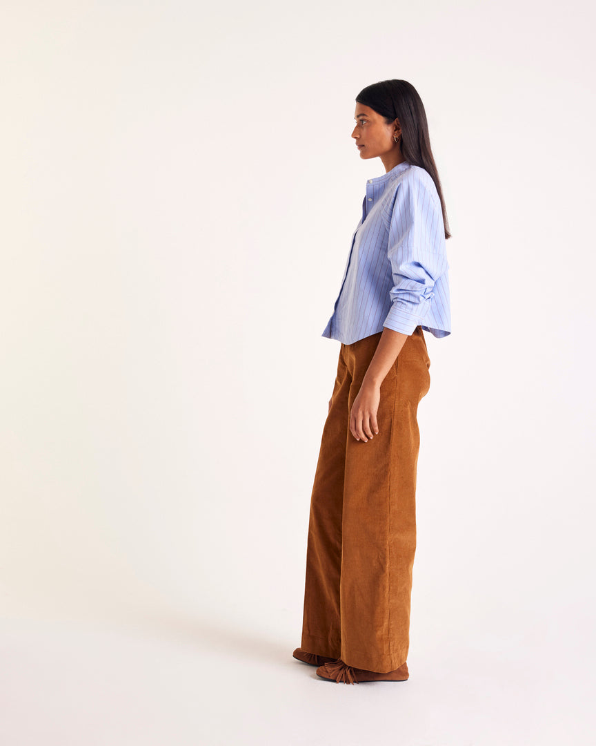 Pants Siméon velvet camel