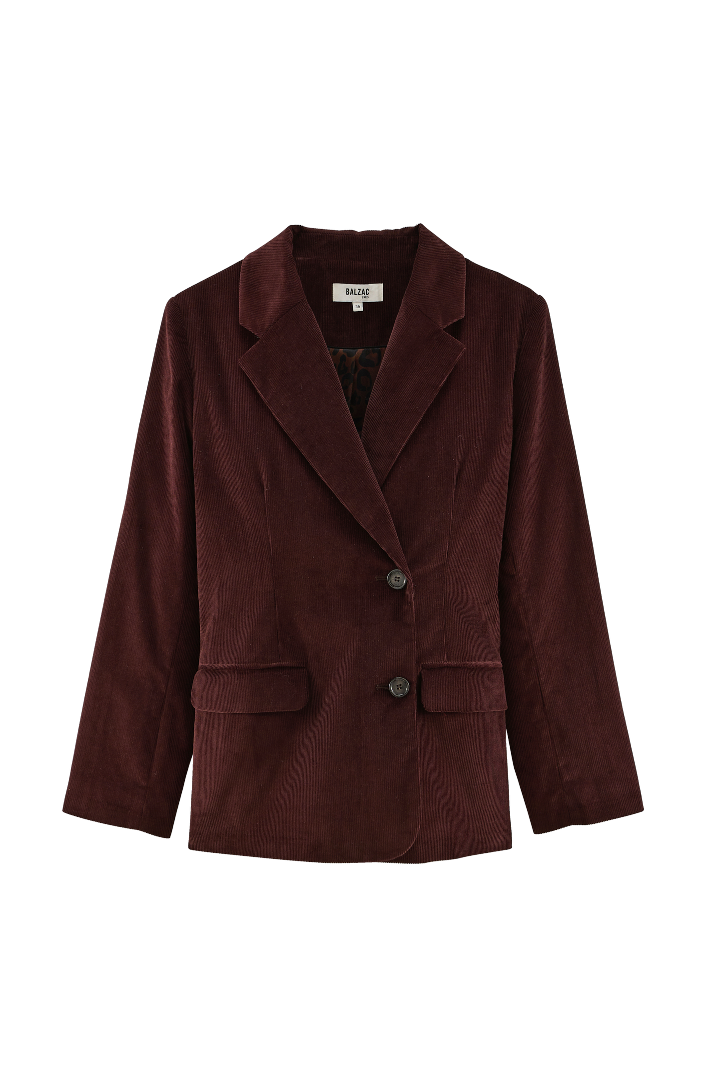 Veste Judith velours chocolat