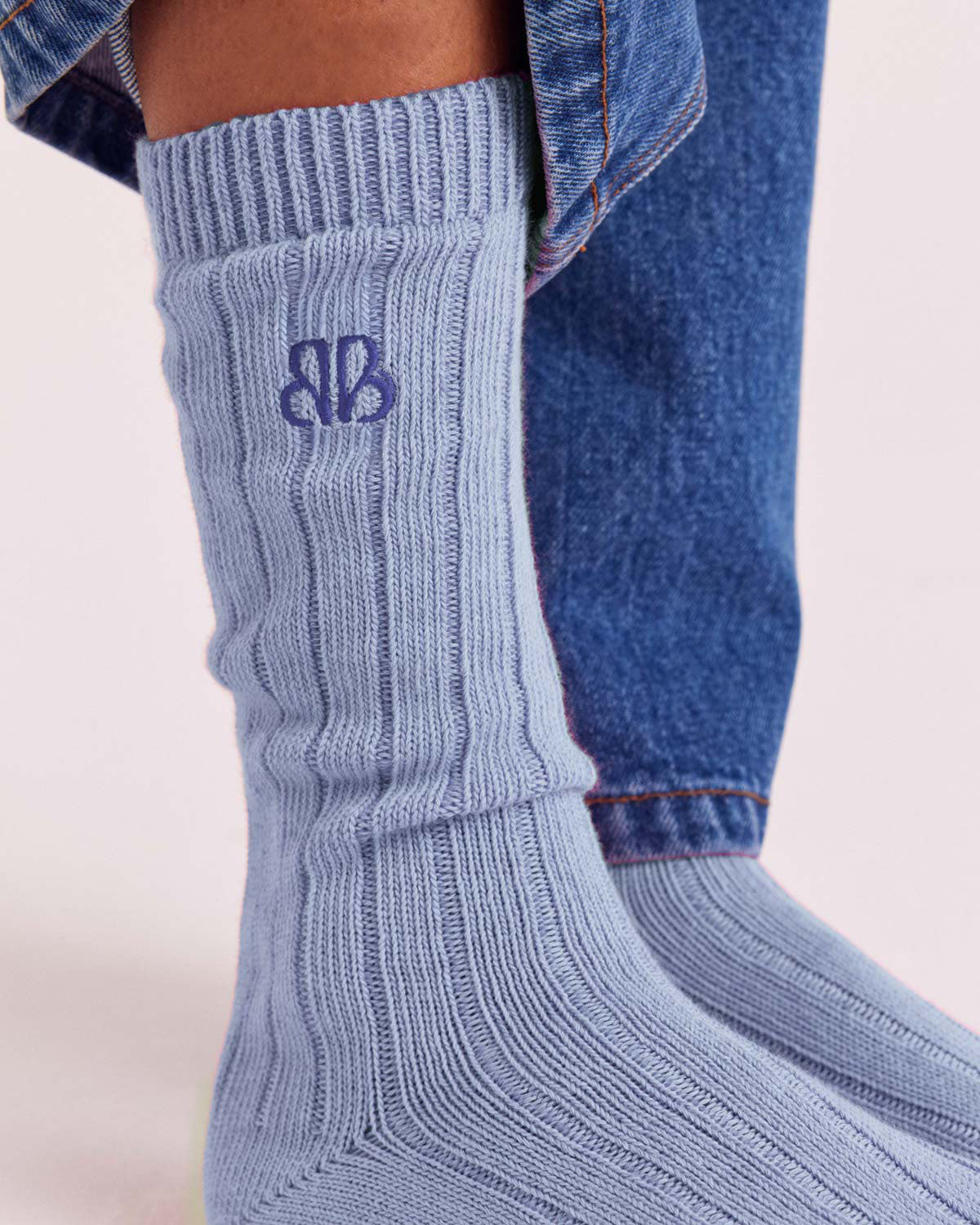 Felice sky blue socks