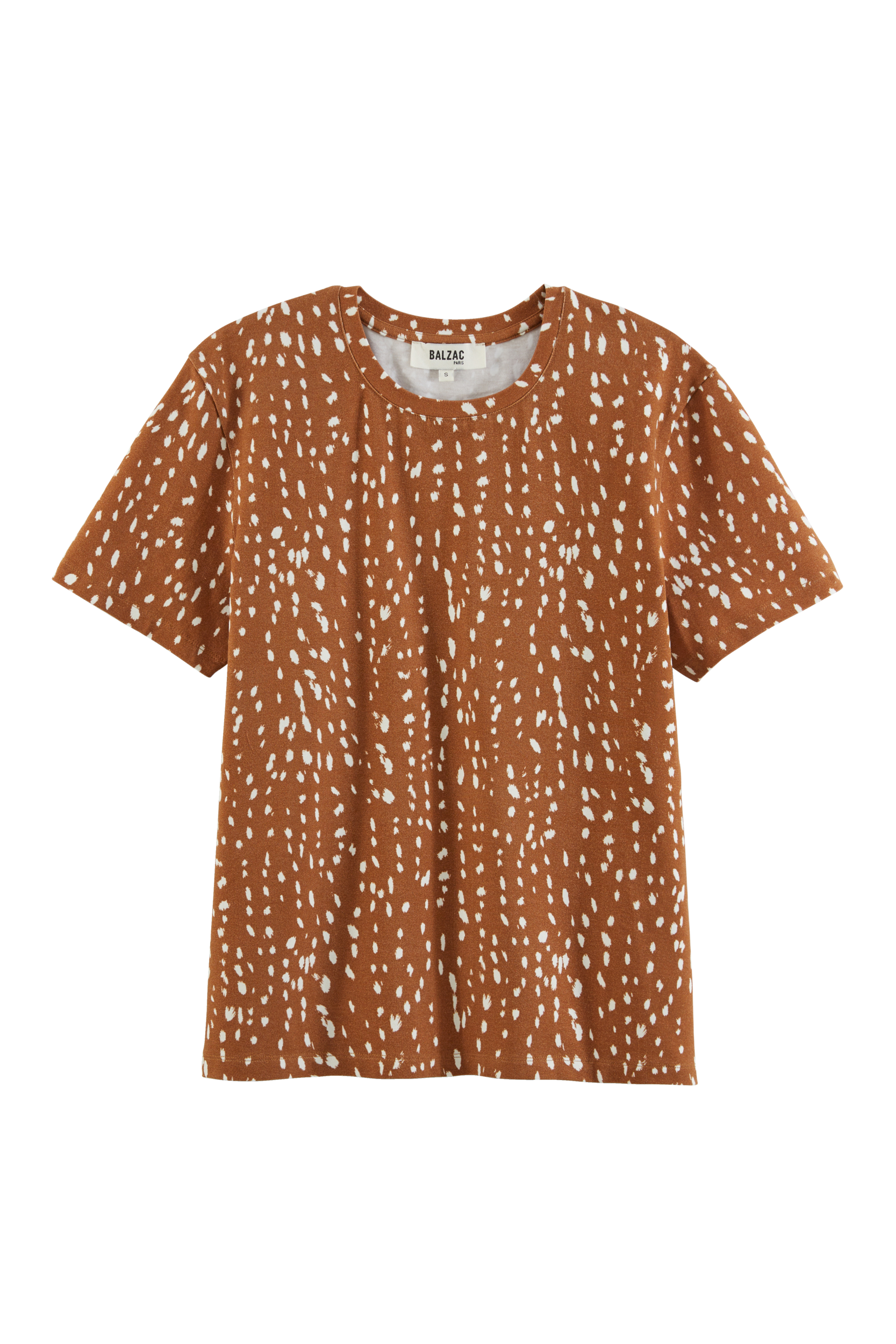 T-shirt Bree cinnamon spotted