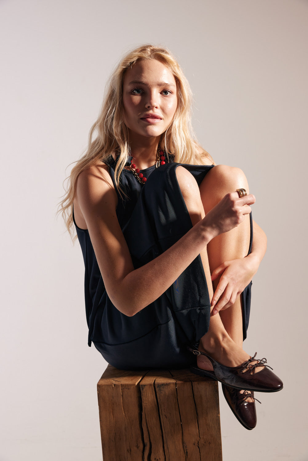 Dress Morgana navy blue
