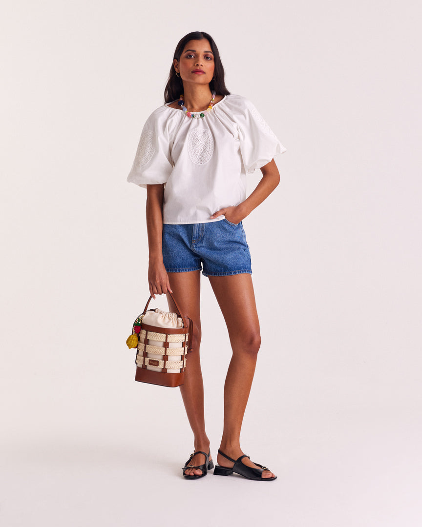 Shorts Triomphe blue midi