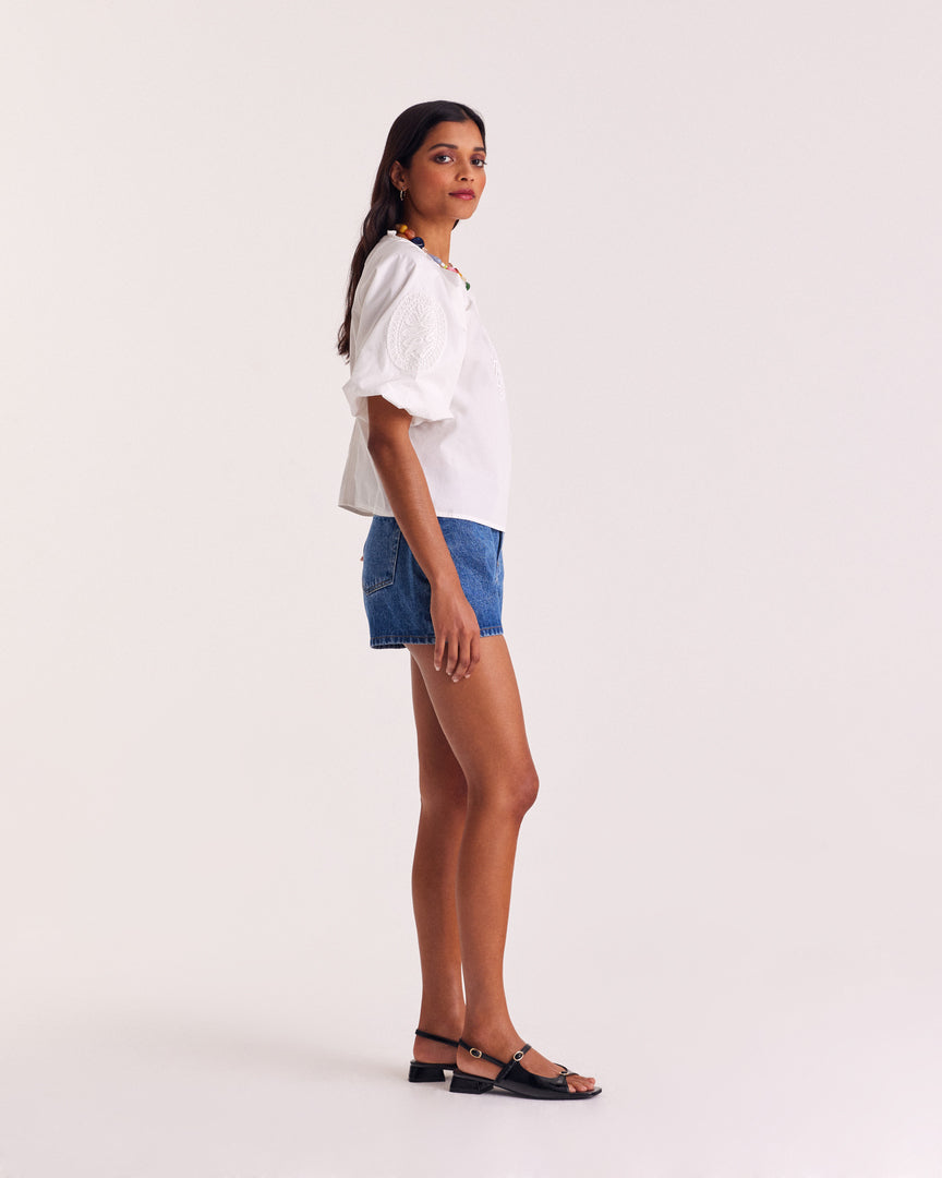 Blouse Mariela natural white