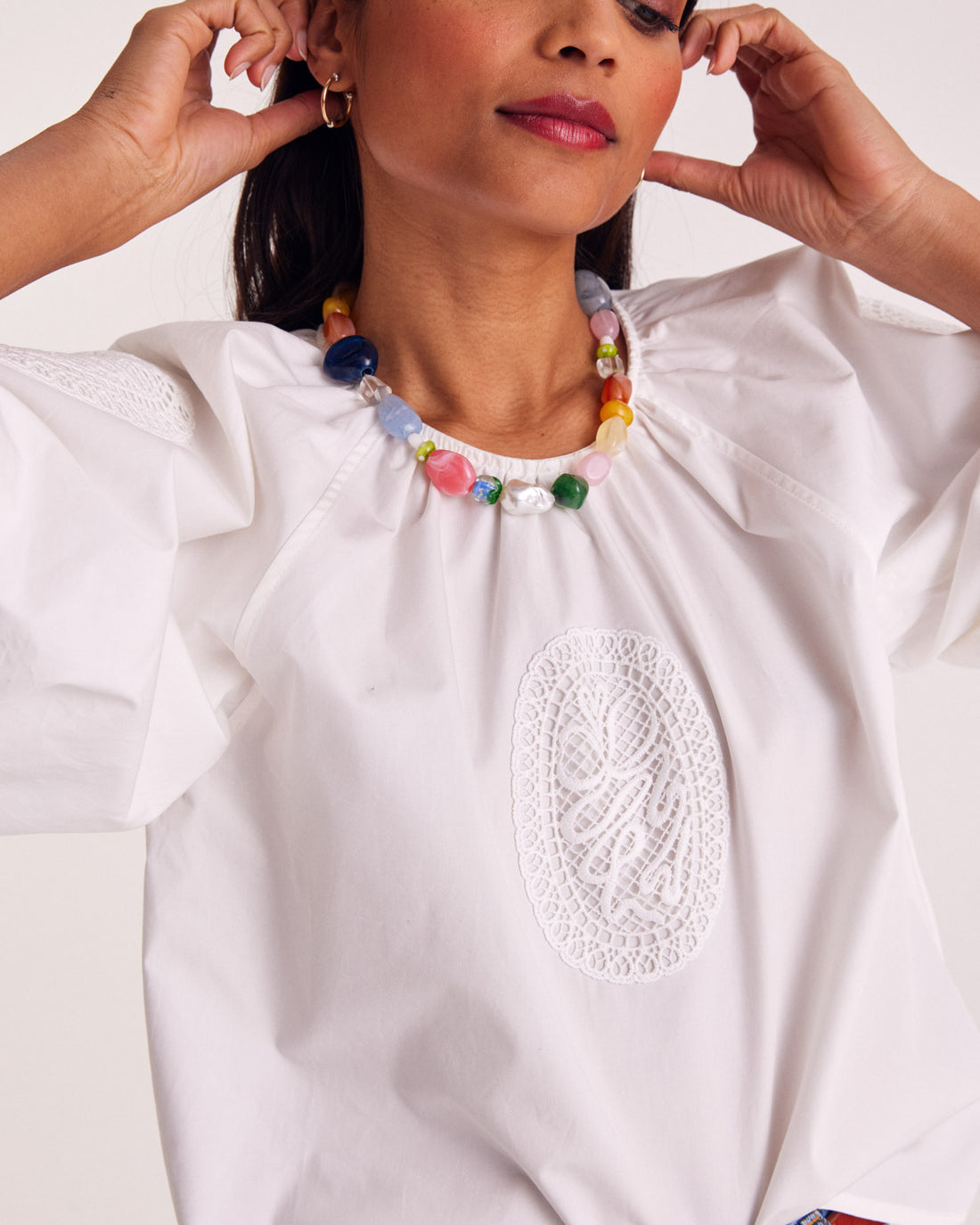 Mary N Max Blouse Blanc main image 1