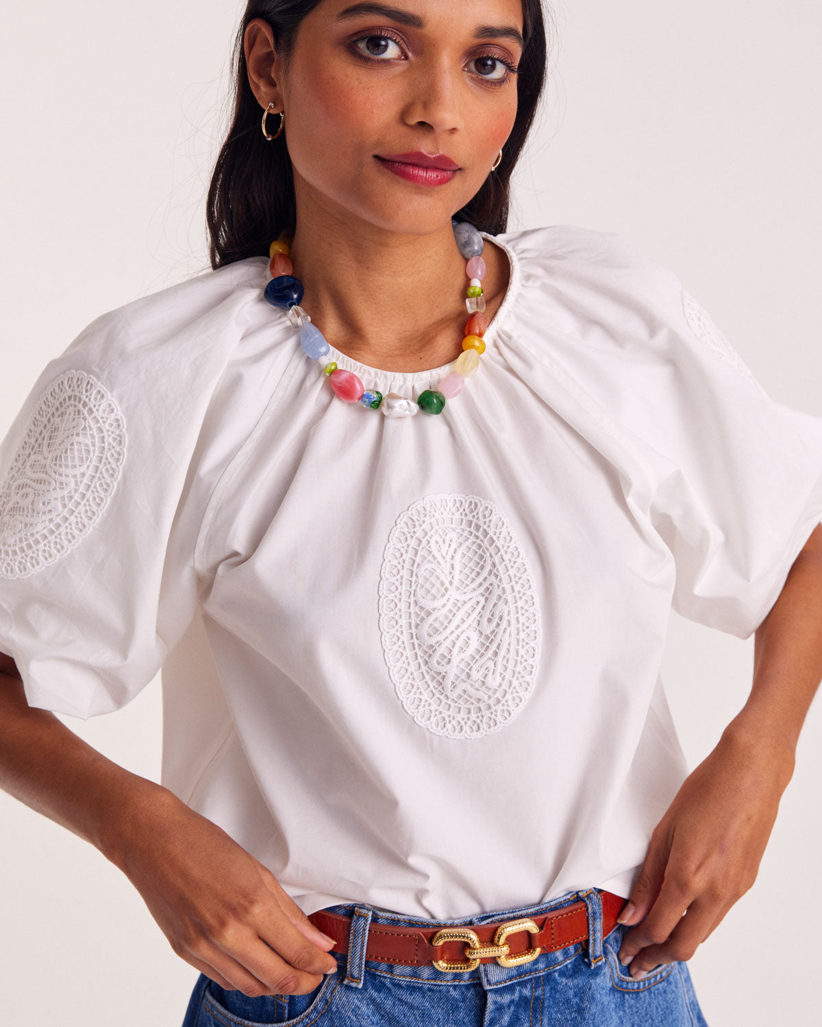 Blouse Mariela natural white
