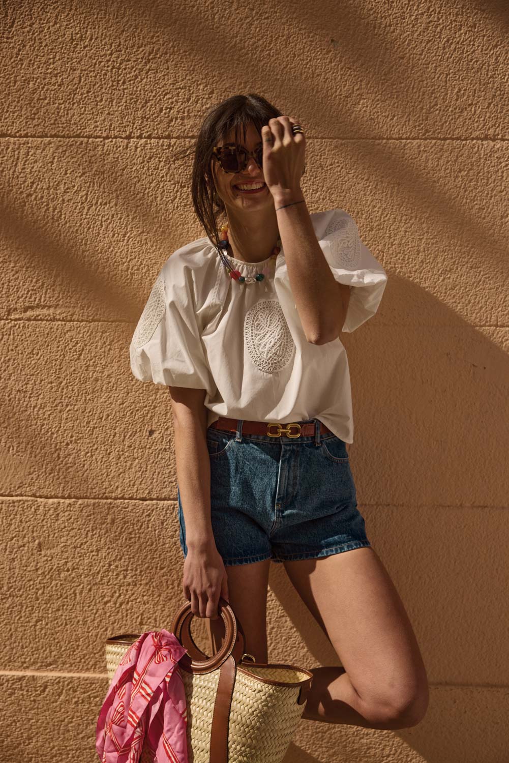 Blouse Mariela natural white