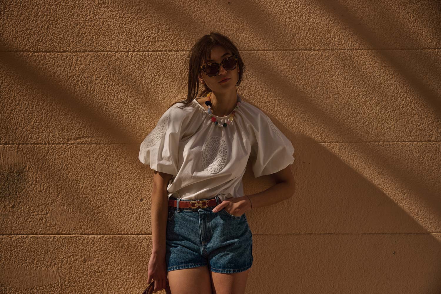 Blouse Mariela natural white