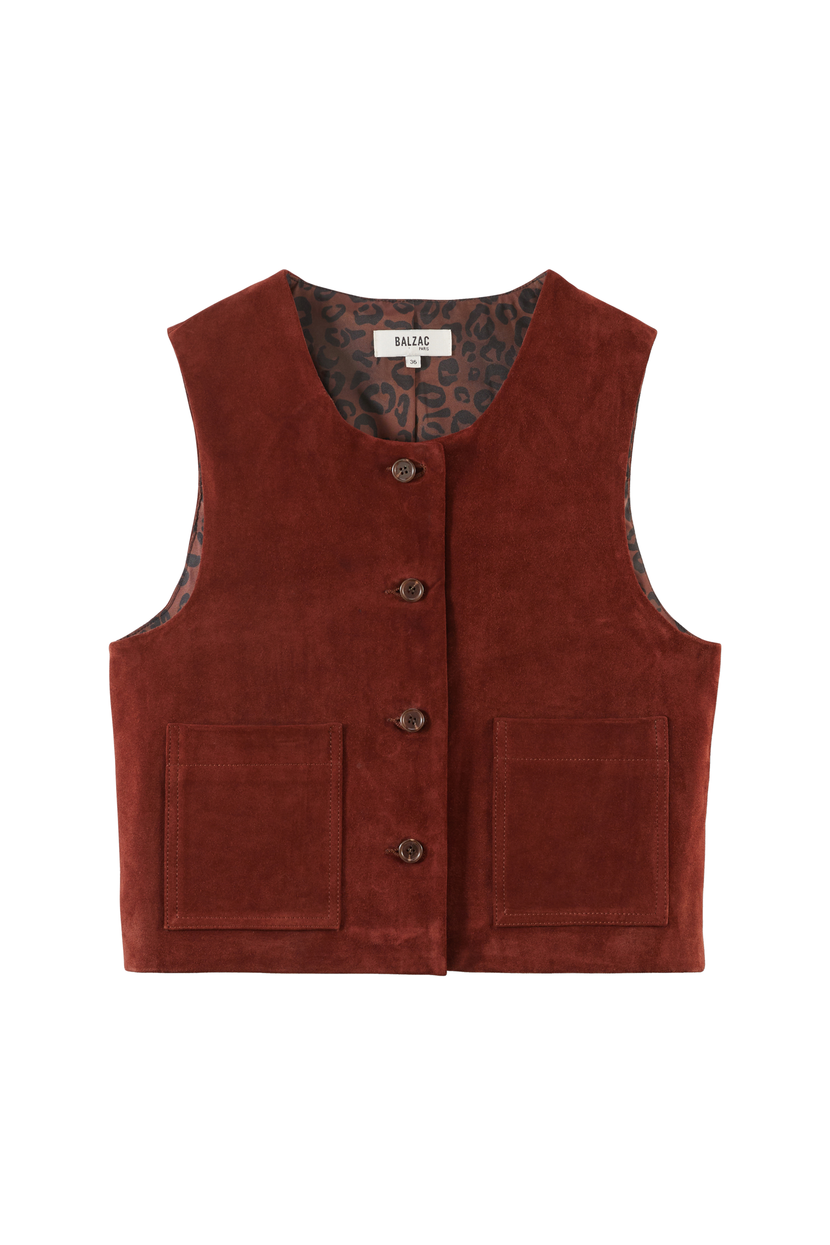 Vest Masha croute brique