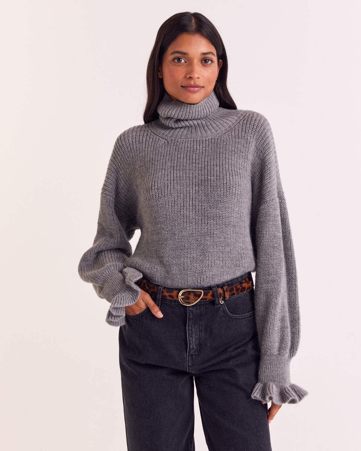 Pull Adam gris chiné