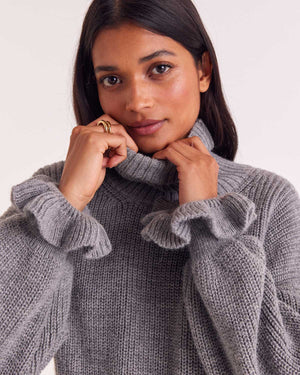 Adam heather gray sweater