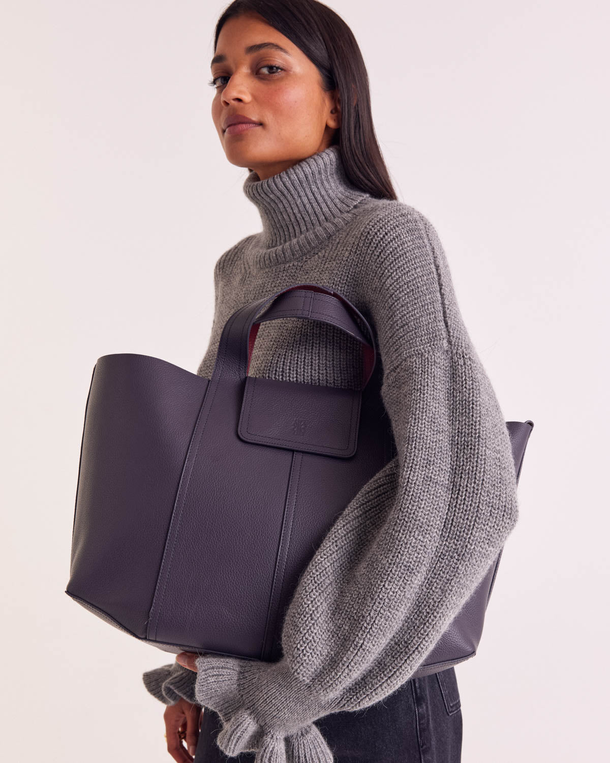Pullover Adam meliertes Grau