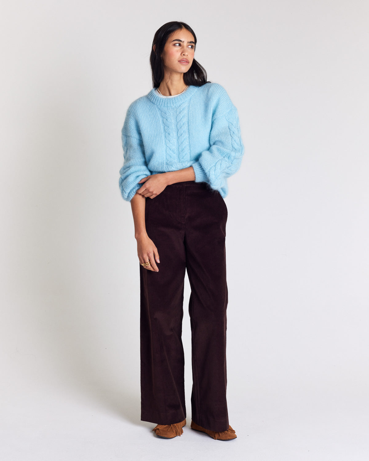 Pants Siméon velvet chocolate