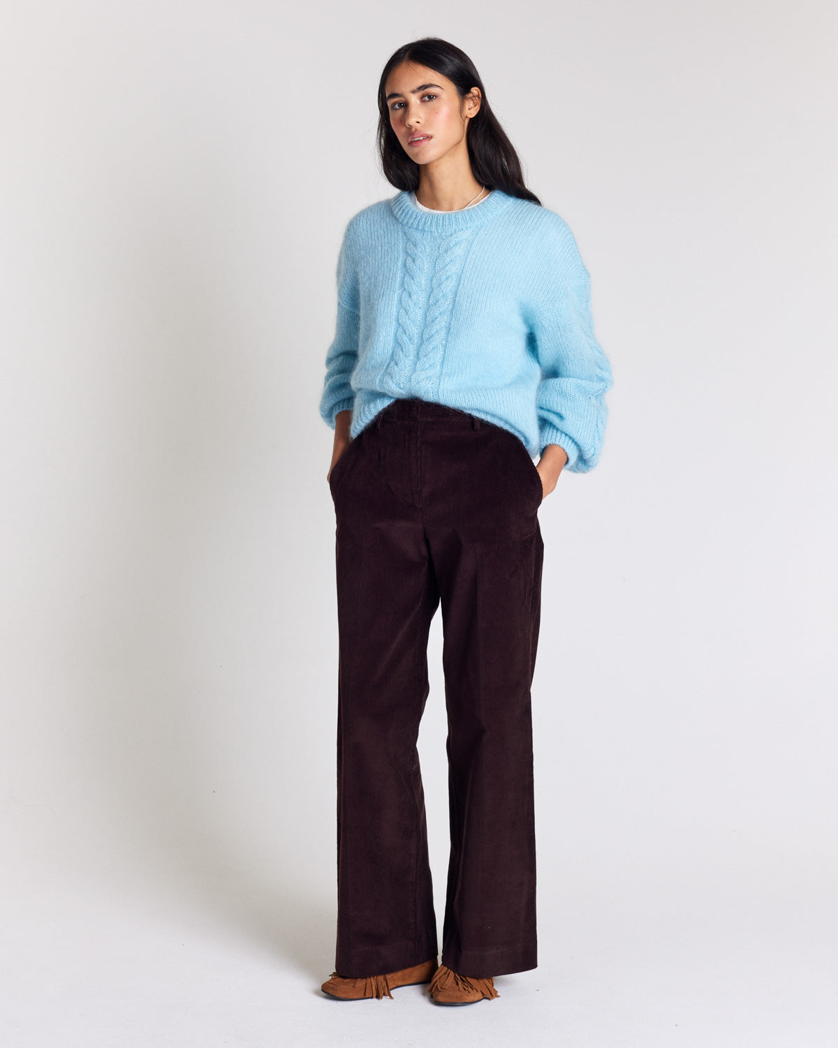 Pants Siméon velvet chocolate