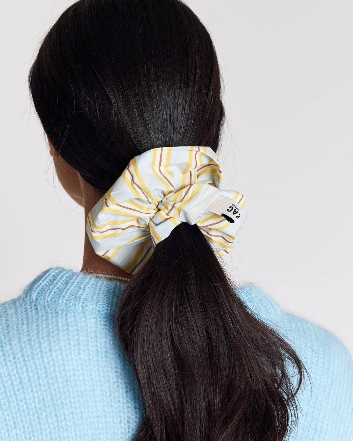 Scrunchie Billy XL stripe blue and yellow