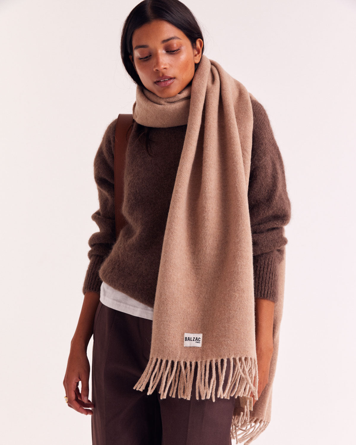 Écharpe Public beige