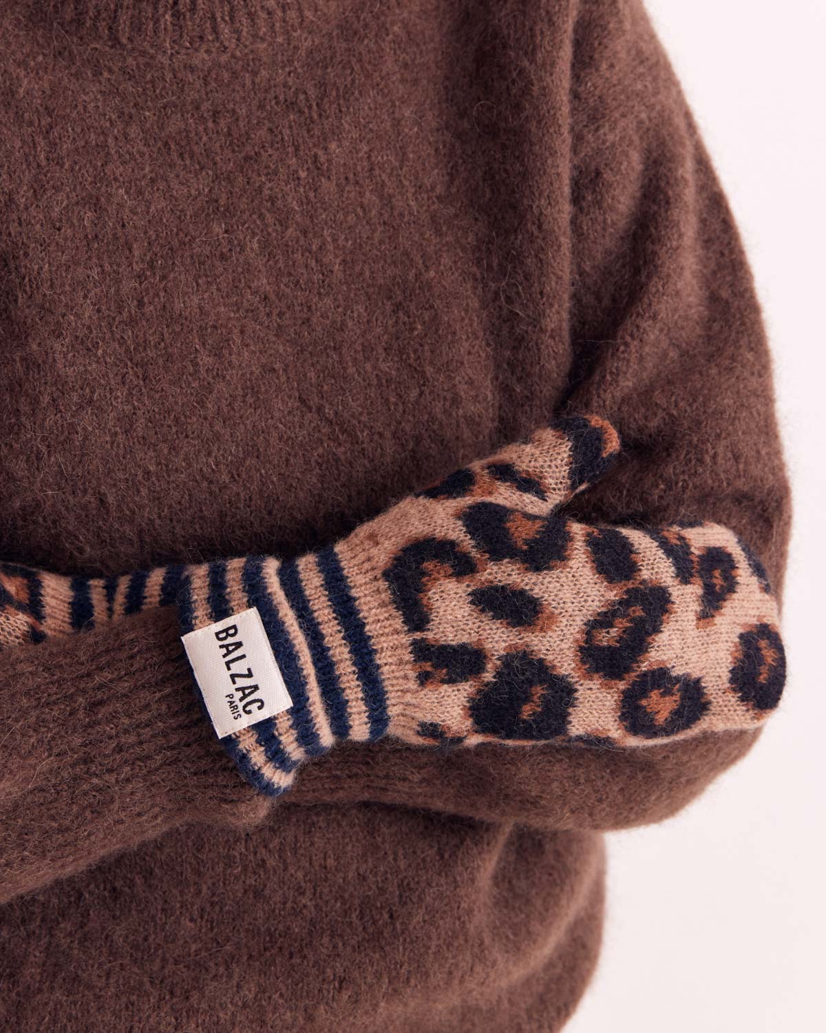 Moufle Karen leopard