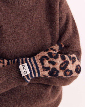 Moufle Karen léopard