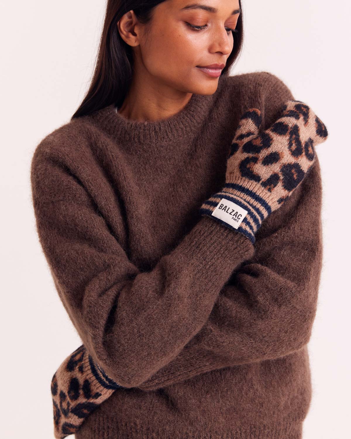Moufle Karen leopard