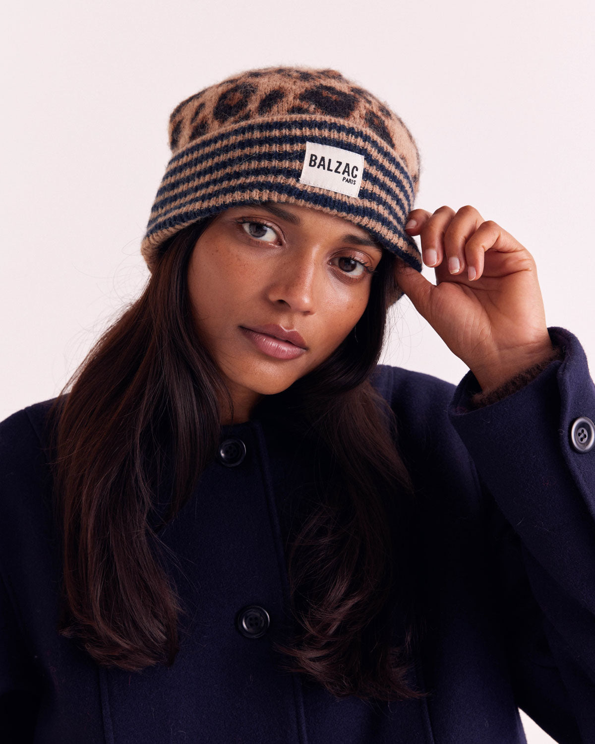 Beanie Lou stripes and leopard
