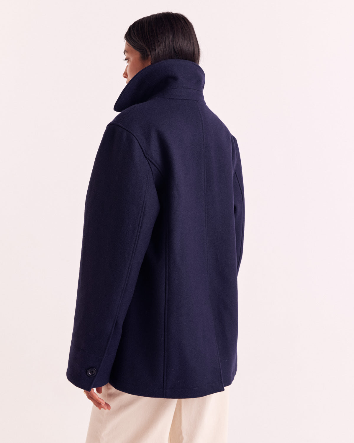 Navy Blue Clothilde Coat