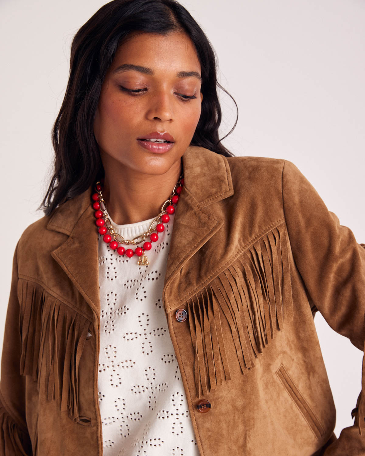 Serena camel crust jacket