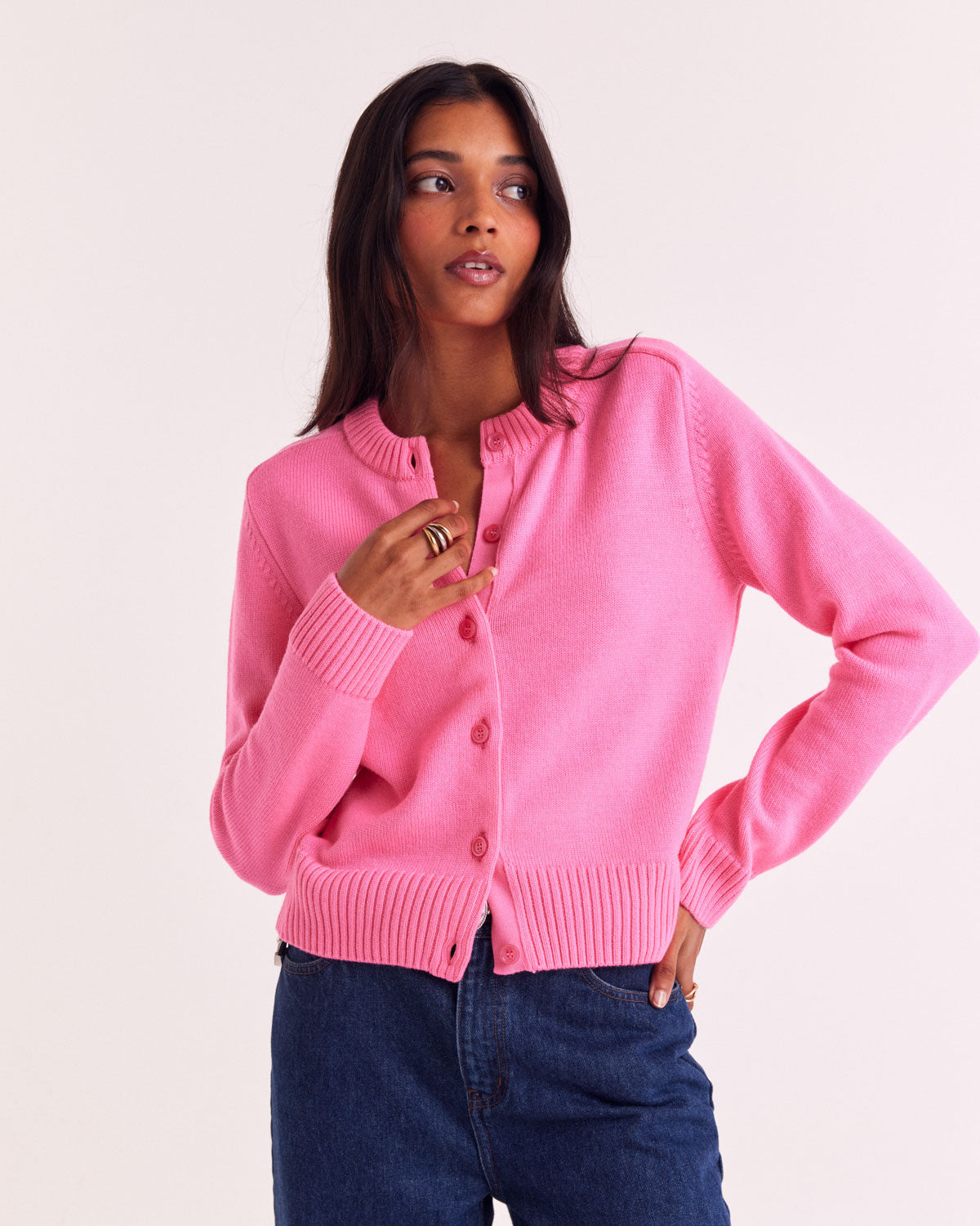 Scott Cardigan Hot Pink - Balzac Paris