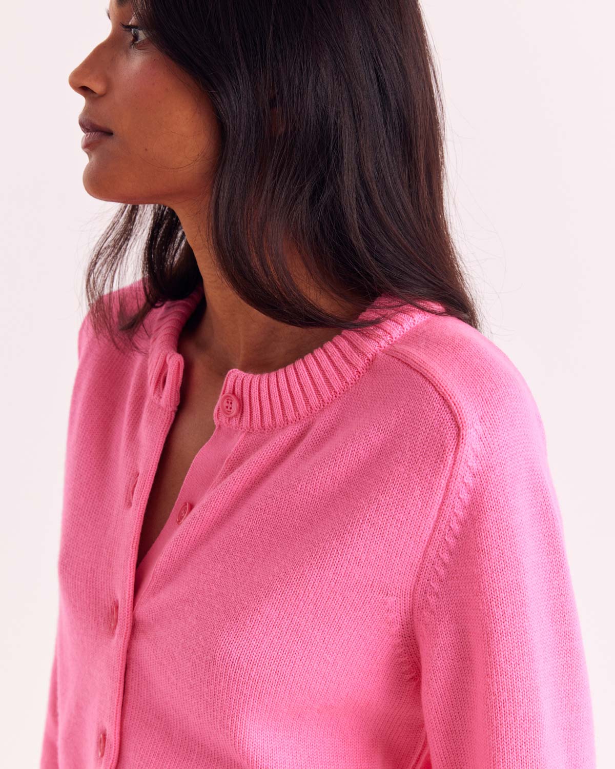 Cardigan Scott pink bright