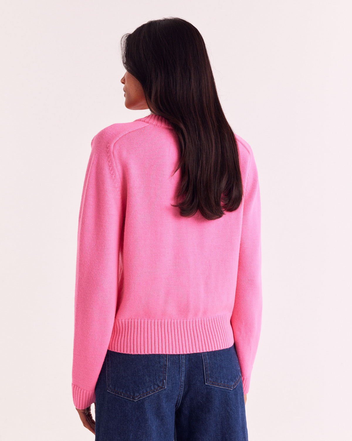 Cardigan Scott pink bright