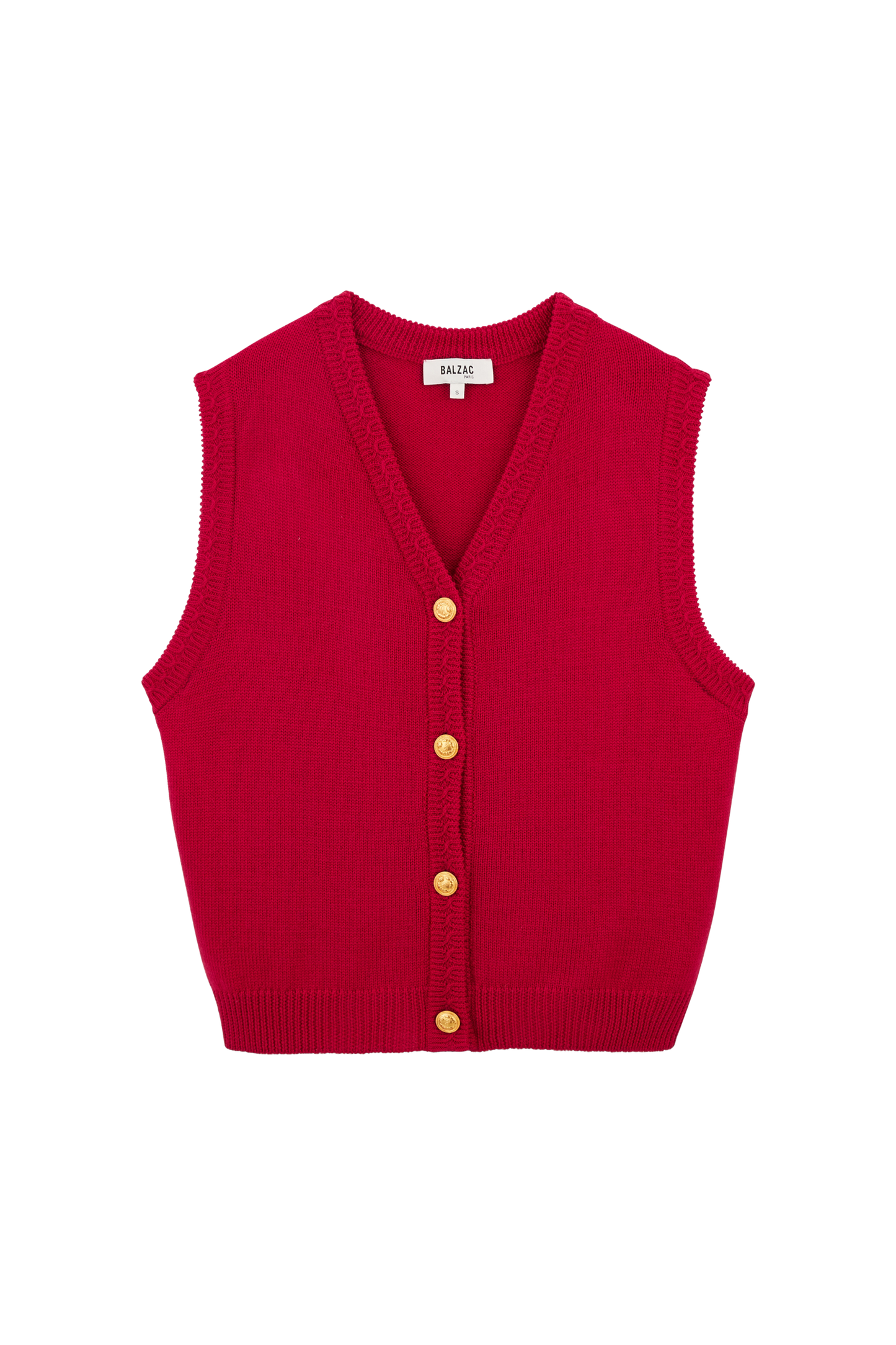 Gilet Constant rose framboise