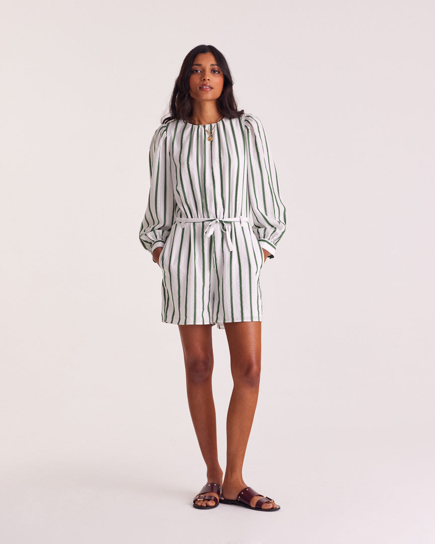 Jumpsuit Julieta stripes green