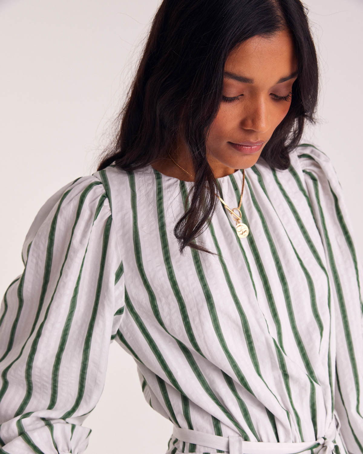 Jumpsuit Julieta stripes green