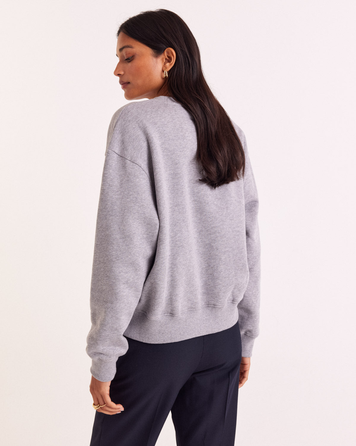Marty heather grey heart and spade sweatshirt