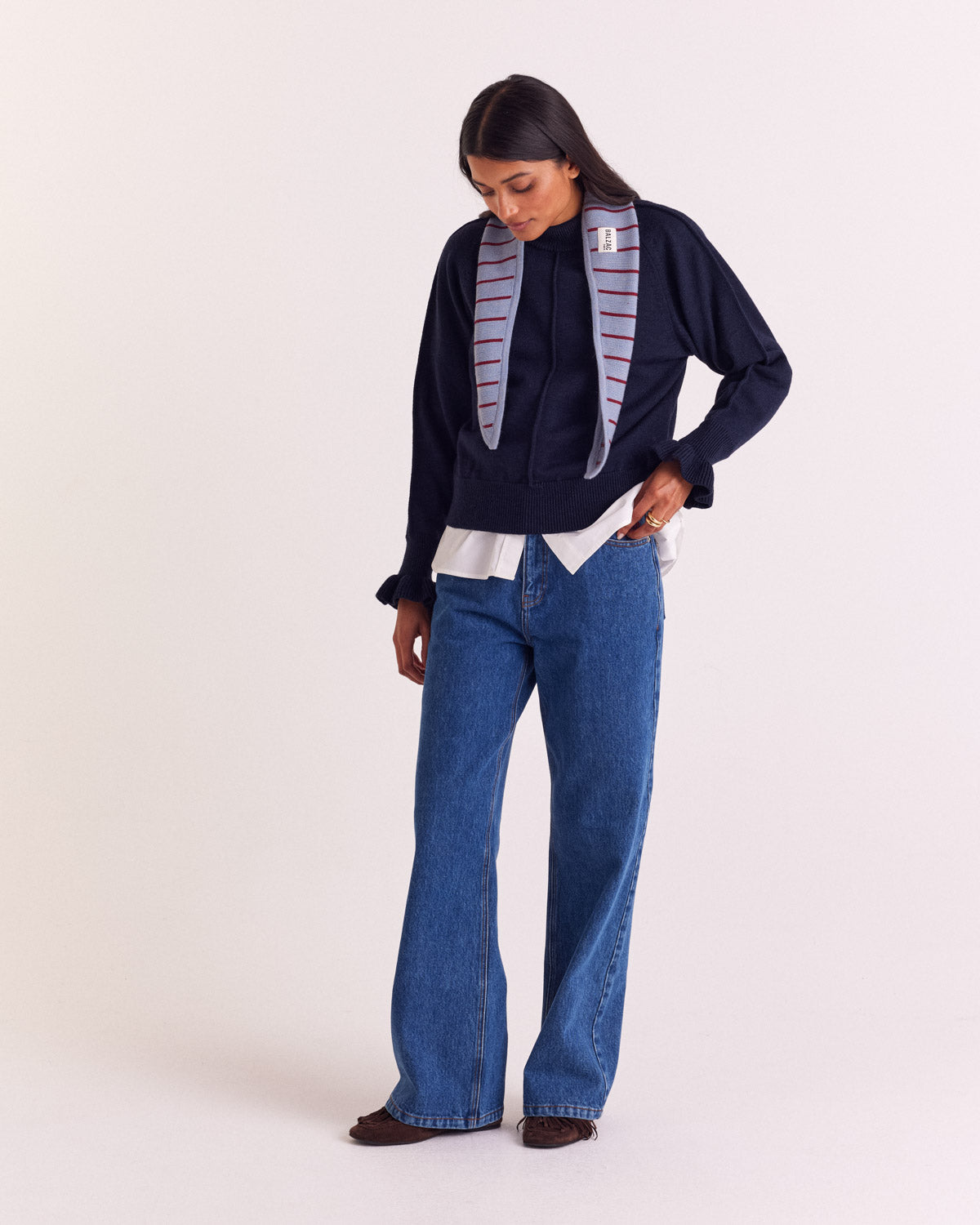 Sweater Solene navy blue