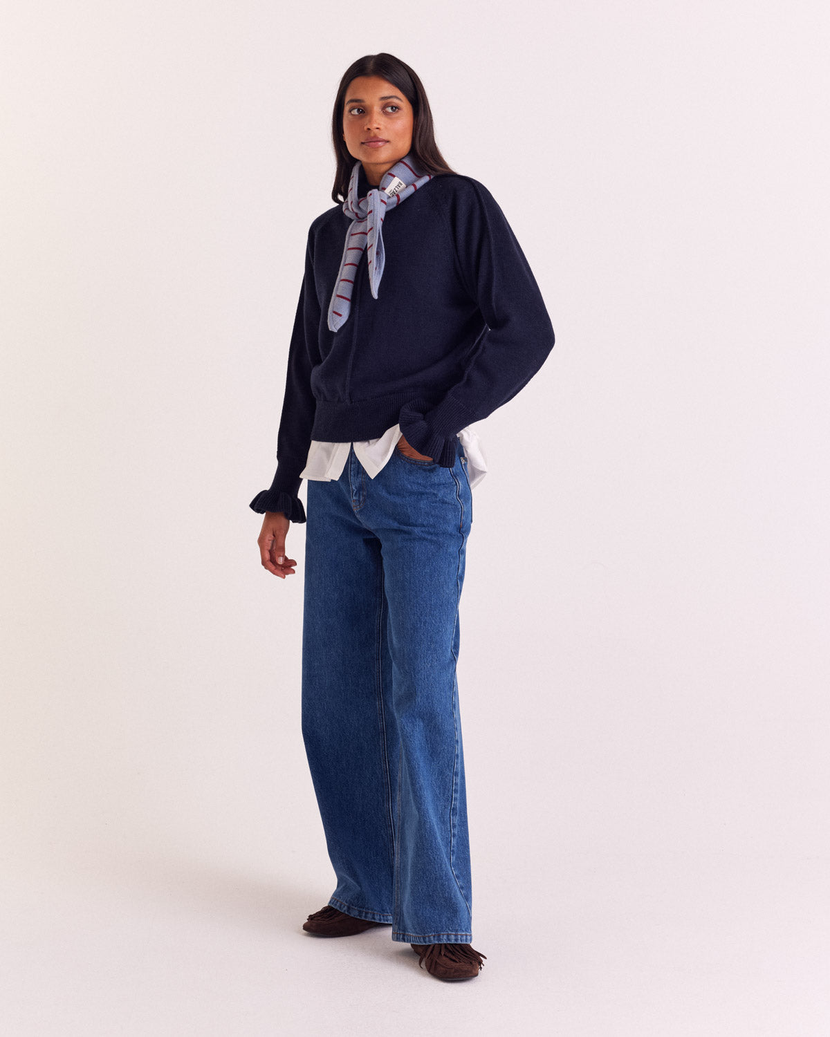 Sweater Solene navy blue