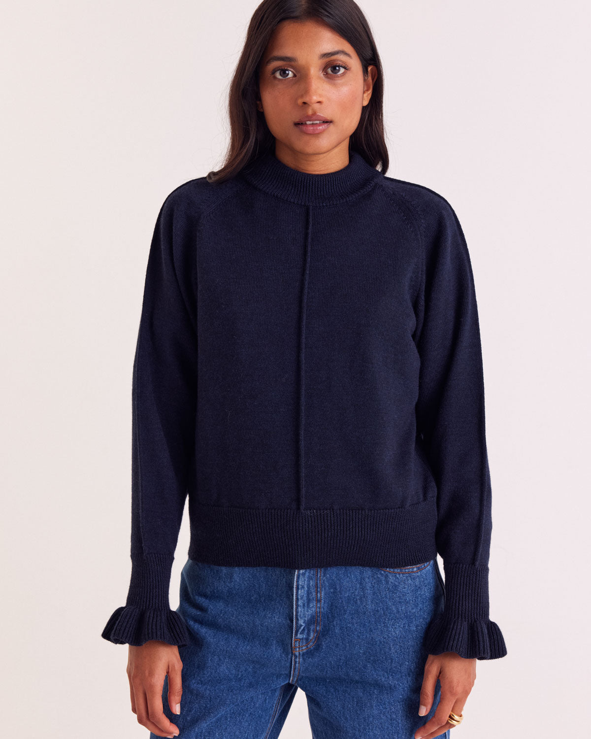 Sweater Solene navy blue